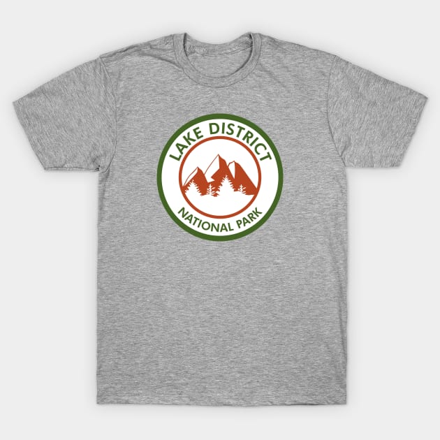 Lake District National Park T-Shirt by esskay1000